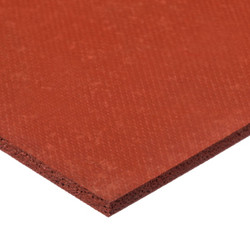 Manufacturer Varies Silicone Sheet,L 36 in,Red ZUSASSR-120