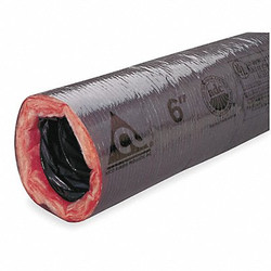 Atco Insulated Flexible Duct,180F,Polyester 17002510