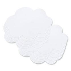 Pacon® Self Stick Dry Erase Clouds, 7 x 10, White Surface, 10/Pack PAC9014