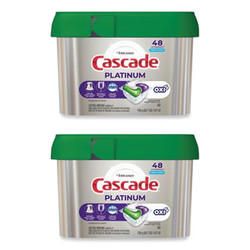 Cascade® ActionPacs, Fresh Scent, 26.7 oz Tub, 48/Tub, 3 Tubs/Carton 80374528
