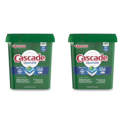 Cascade® ActionPacs, Fresh Scent, 40.9 oz Tub, 78/Tub, 2 Tubs/Carton 80374666