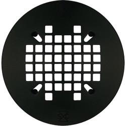 Sioux Chief 4-1/4 In. Matte Black Snap-In Shower Drain Strainer 827-2SMRPK1