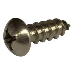 Manufacturer Varies ShtMtlScrw,Scrw Sz #10,18-8SS,1"L,PK100 1VU95