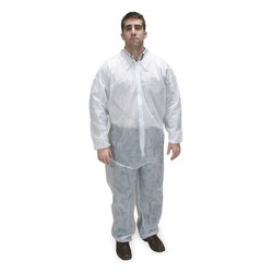 Condor Coveralls,4XL,Wht,Polypropylene,PK25 2KTL6