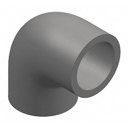 Manufacturer Varies 90 Elbow,6 in,Schedule 80,Socket,Gray 9806-060