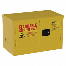 Jamco Flammable Safety Cabinet,6 gal.,Yellow BU11YP