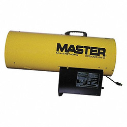 Master Portable Gas Torpedo HeatrLP,1500 cfm MH-375T-GFA