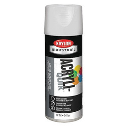 Krylon Industrial Spray Paint,White,Semi-Gloss K01508A07