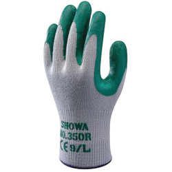 Showa Cut Res Gloves,Nitrile,Gray/Green,XL 350XL-10