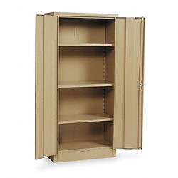 Sim Supply Storage Cabinet,66"x30"x15",Tan,3Shlv  1UFD4