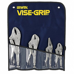 Irwin Locking Plier Sets,Plain Grip,4 Pcs 428GS