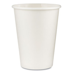 Dixie® Paper Hot Cups, 12 Oz, White, 50/sleeve, 20 Sleeves/carton 2342W