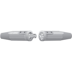 Cable Connector, LE LC thru 40, Female, Blue