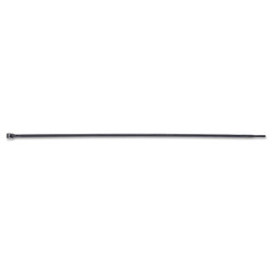 Standard Cable Ties, 45 lb Tensile Strength, 11 in L, Black, 100 EA/BG