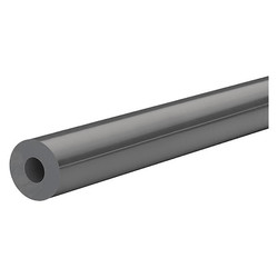 Sim Supply Tube,PVC,1ft,1/4"InDia,5/8"OutDia,Gray  BULK-PT-PVC-8