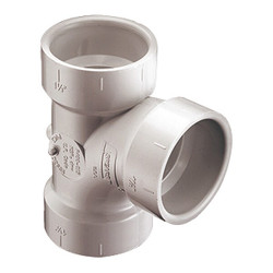 Manufacturer Varies Sanitary Tee, Schedule DWV, 6 x 6 x 6 in P400-060