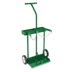 Dual-Cylinder Carts with Double-Reinforced Frames, Holds 8 in to 8.5 in Diameter Cylinder