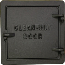 US Stove 8 In. x 8 In. Black Cast-Iron Cleanout Door COD 8