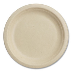 World Centric® Fiber Plates, 7" dia, Natural, 1,000/Carton PL-SC-U7-LFS