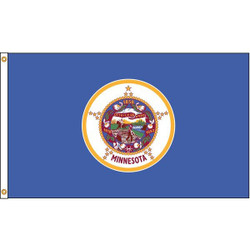 Annin Flagmakers Minnesota Flag,4x6 Ft,Nylon 142770