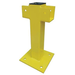 Sim Supply Intermediate Post,21 In.,Yellow,Steel  22DN11