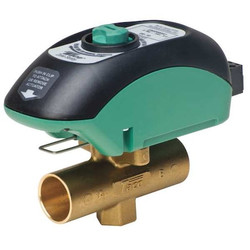 Taco Motorized Zone Valve,NO,Brass,1/2inSweat V050C2A2ZB024Q4A2