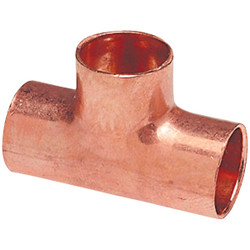 NIBCO 1/2 In. x 3/8 In. Reducing Copper Tee W01660C