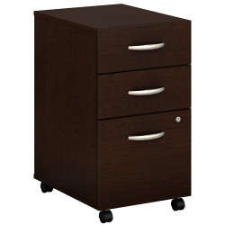Bush Business Furniture Series C 3 Drawer Mobile File Cabinet - Assembled WC12953SU