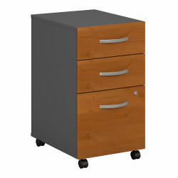 Bush Business Furniture Series C 3 Drawer Mobile File Cabinet - Assembled WC72453SU