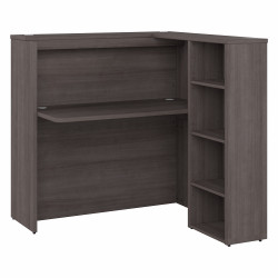 Bush Business Furniture Studio C 48W Corner Bar Cabinet with Shelves SCD248SGK-Z2