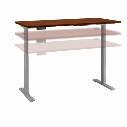 Move 60 Series by Bush Business Furniture 72W x 30D Height Adjustable Standing Desk M6S7230HCSK