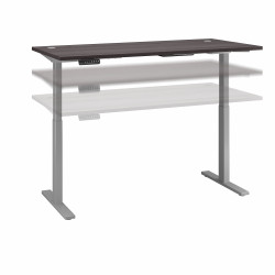 Move 60 Series by Bush Business Furniture 72W x 30D Height Adjustable Standing Desk M6S7230SGSK