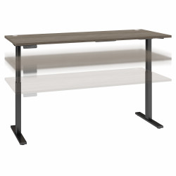 Move 60 Series by Bush Business Furniture 72W x 30D Height Adjustable Standing Desk M6S7230MHBK