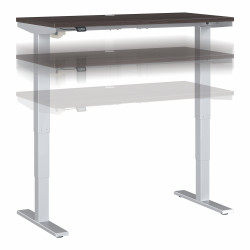 Move 40 Series by Bush Business Furniture 48W x 24D Electric Height Adjustable Standing Desk M4S4824SGSK