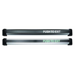 Securitron Push to Exit Bar,Black,Width 36 In. DSB-BK