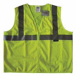 Condor Safety Vest,Yellow/Green,M,Zipper 491T02