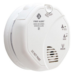 First Alert CO2 and Smoke Alarm,AA,Alkaline 1044807