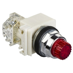 Schneider Electric IllumPushButton,FullVoltage,Red,SPDT 9001K2L38LRRH13