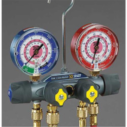 Yellow Jacket Manifold Gauge Set, 3 1/8 in Gauge 49983