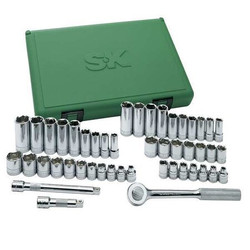 Sk Professional Tools Skt Wrch St, Chrm, 6Pt, 1/4 - 7/8 in 94549