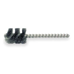 Weiler Single Spiral Tube Brush,Power,0.75"dia. 91035