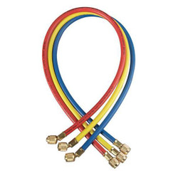 Yellow Jacket Hose Set, 36 in L, Blue/Red/Yellow 21983