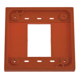 Hubbell Wiring Device-Kellems Receptacle,Adapt Plate HBL4APO