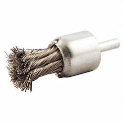 Sim Supply Knot Wire End Brush,Shank Size 1/4"  66252838885