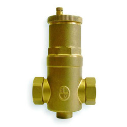 Bell & Gossett Air Separator,Brass,250F,150 psi,Water EASB-3/4JR
