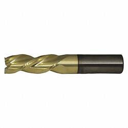 Cleveland Sq. End Mill,Single End,Carb,5/8" C72363