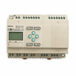 Omron Programmable Relay,100-240VAC ZEN-20C3AR-A-V2