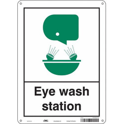 Condor Safety Sign,14 in x 10 in,Aluminum 470Z12