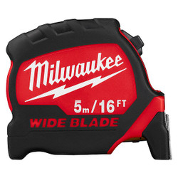 Milwaukee Tool Tape Measure,Blade 16 ft./5m L 48-22-0217