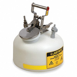 Justrite HPLC Waste Can,2 Gal.,PTFE and EDPM BY12752